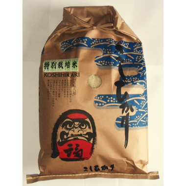 【富山　船峅産コシヒカリＡ】特別栽培　ファームファーム米　玄米　10kg